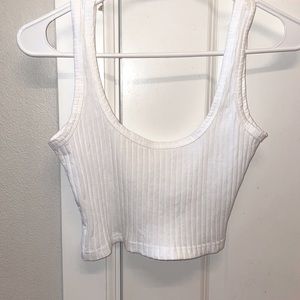 Medium Romwe White Tank Top